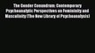 PDF The Gender Conundrum: Contemporary Psychoanalytic Perspectives on Femininity and Masculinity
