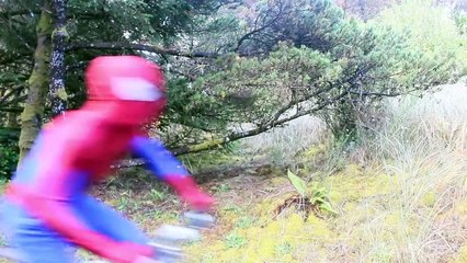 New Spiderman Bath Time - In Real Life | Tropical Island Adventure | Superhero Movie