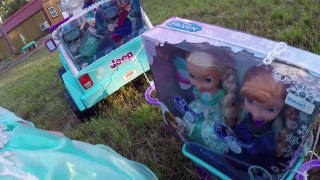 BIGGEST SURPRISE BOX EVER TOY Surprise Egg TOYS DISNEY FROZEN Ride-On Let it Go Wand Elsa Castle