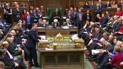 Devant le Parlement, Cameron entre en campagne contre le Brexit
