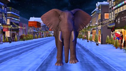 Elephant Cartoons Singing Wee Willie Winkie | Twinkle Twinkle Little Star Children Nursery