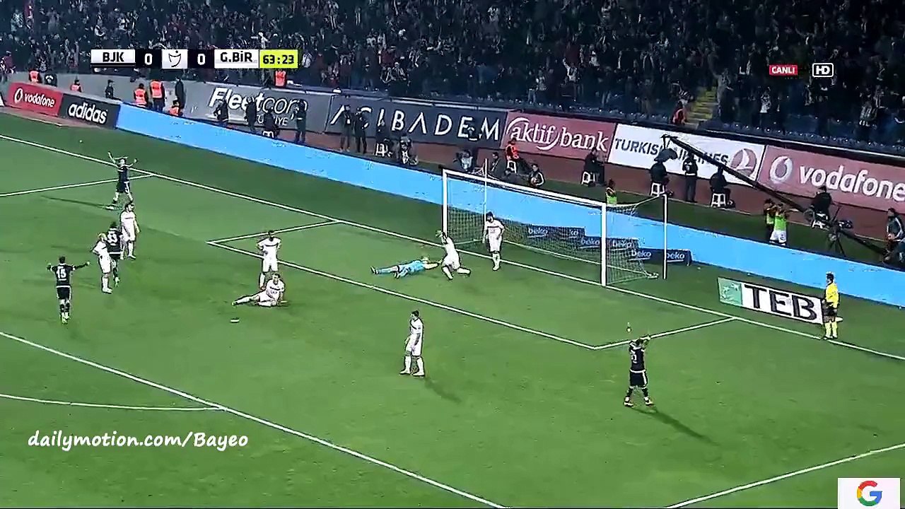 1-0 Mario Gómez Goal HD - Besiktas 1-0 Genclerbirligi - 22-02-2016