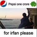 watch this video pepsi pakistan how many crores for irfan? in psl