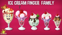 The Finger Family Ice cream Family Nursery Rhyme | Ice cream Finger Family Songs
