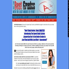 75% Payout! Speed Study Techniques - Top Selling Book - Video