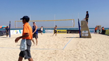 12 RK vs GER 2/1 Windscheif/Fuchs (19-21, 21-17, 15-13)