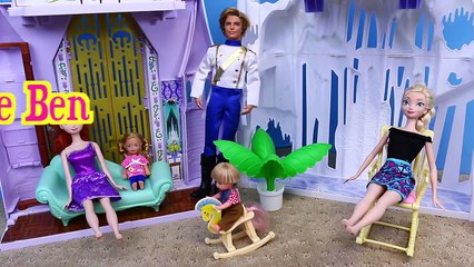 Descendants Dolls Love Triangle Disney Princess Merida & Frozen Elsa with Mal & Ben