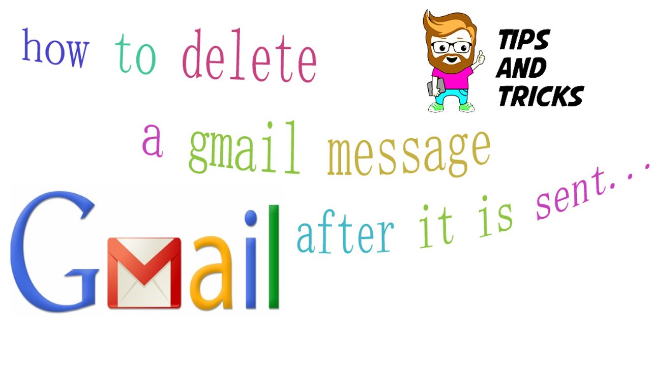 how to delete a gmail message after it is sent