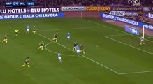 Napoli - AC milan Higuain near miss 02/22/2016