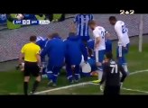 Soccer player saves opponent knocked unconscious on he field