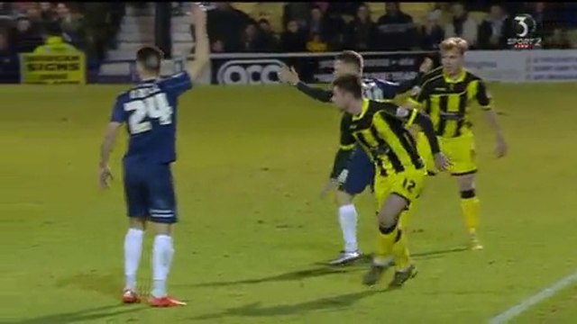 1-1 Stuart Beavon Goal England League One - 22.02.2016, Southend Utd 1-1 Burton Albion -