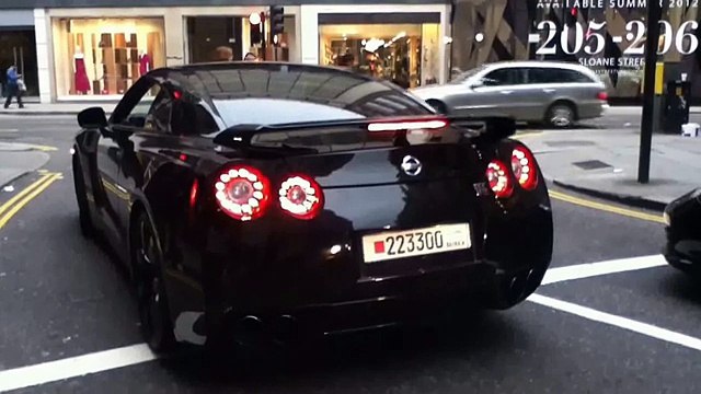 Просто сумасшедший супер кар Ниссан Пауэрслайд на улице Лондона !