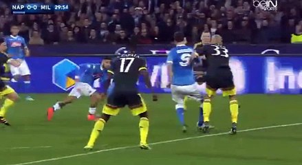 Napoli - AC milan napoli amazing chance near miss 02/22/2016