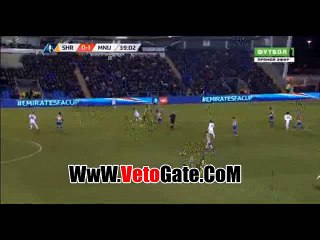 الهدف الثانى المان يونايتد فى شروسبرى تاون