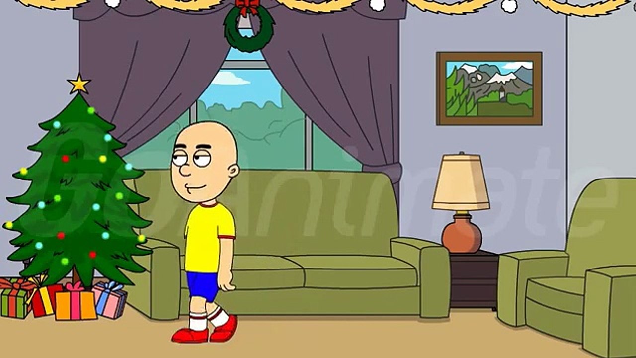 Caillou Stabs Rosies Eye And Gets Grounded