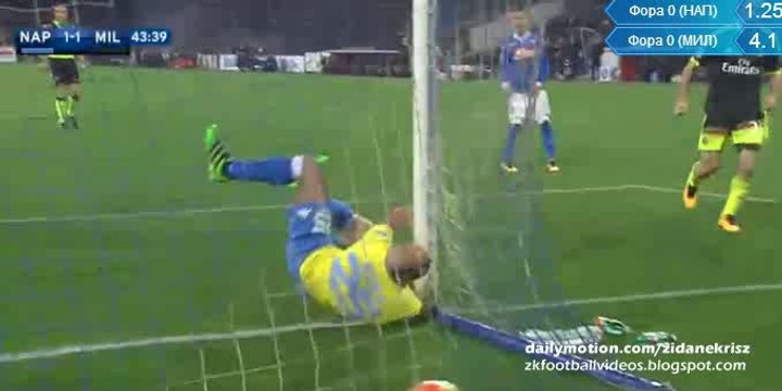 1-1 Giacomo Bonaventura Goal HD - Napoli 1-1 AC Milan 22.02.2016 HD