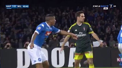 1-1 Giacomo Bonaventura | Napoli 1-1 Milan 22.02.2016 HD