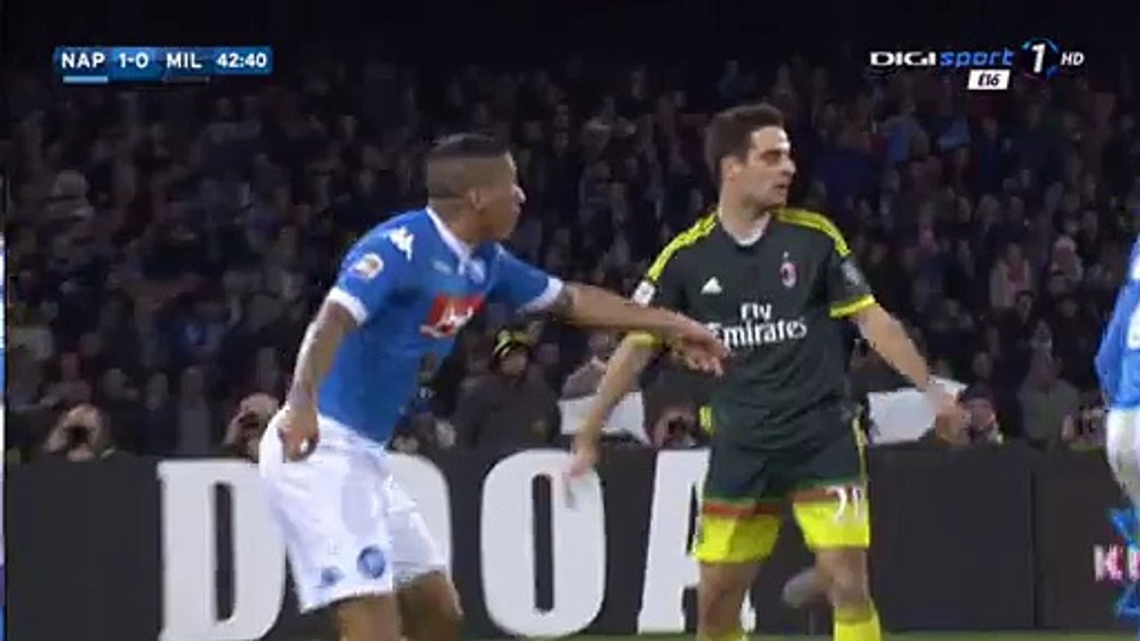 Giacomo Bonaventura 1:1 | Napoli 1-1 Milan 22.02.2016 HD