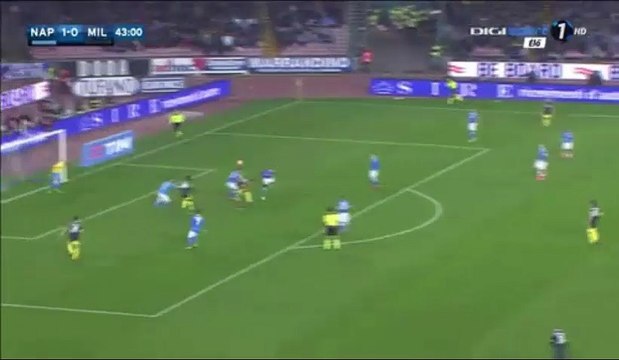 1-1 Giacomo Bonaventura Goal Goal - SSC Napoli vs AC Milan 22.02.2016 HD