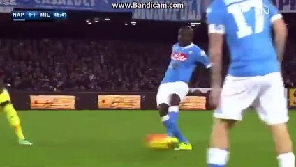 2nd Big Chance For Milan Napoli 1 1 Milan 22 02 2016