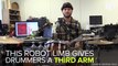 Robotic Drummer's Arm Has A Rhythm All Its Own