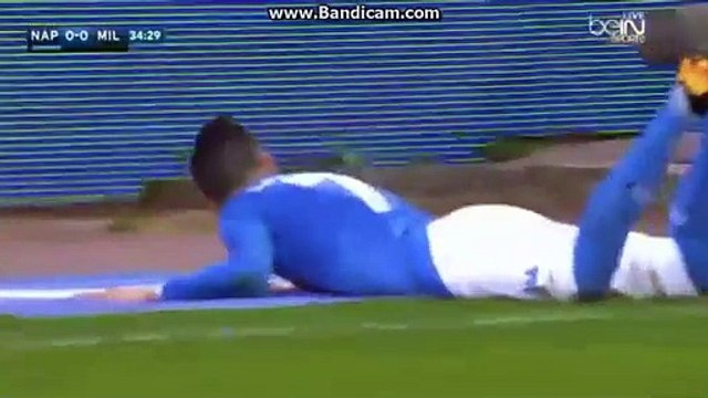 Carlos Bacca Incredible Miss | Napoli - AC Milan 22.02.2016 HD