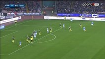 Dries Mertens Incredible Hits The Post - Napoli 1-1 AC Milan 22.02.2016 HD