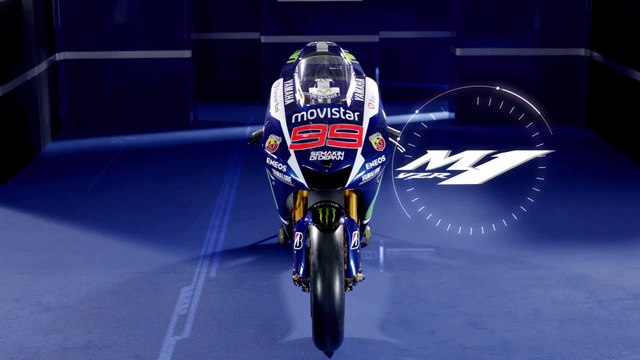 The 2015 Movistar Yamaha YZR-M1