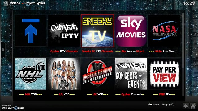 The Best New Kodi Build from StreamTVUK with 2 great IPTV addons. Feb 2016