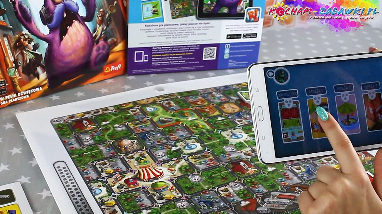 Trefl - Roar! Catch a Monster Board Game / Gra Planszowa Roar! Łap Potwora - 01267 - Recenzja