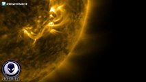 GIANT Spherical Object Near the Sun On NASAS SDO!