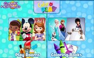 Disney Color and Play mickey mouse,prenses sophia,doc mcstuffins gamelpay