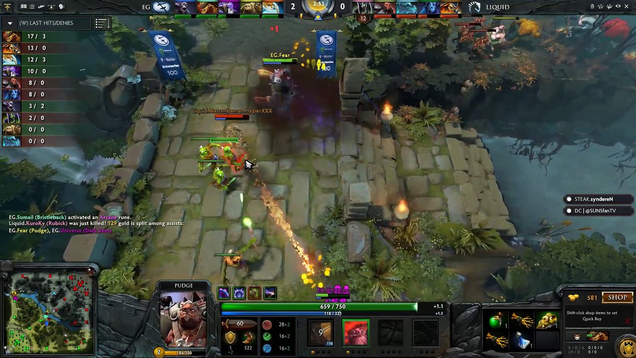 EG vs Liquid - Highlights - Captains Draft III - Game 3