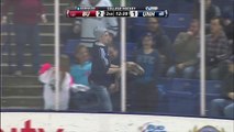 UNH Hockey Fan Tries To Throw Huge Fish Onto Ice, Struggles Mightily