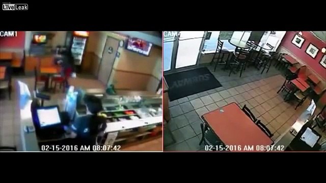 Homeless woman gives birth and abandons baby in a Subway bathroom leaving a trail of blood