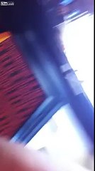 Selfish idiot Man takes up whole room in public library