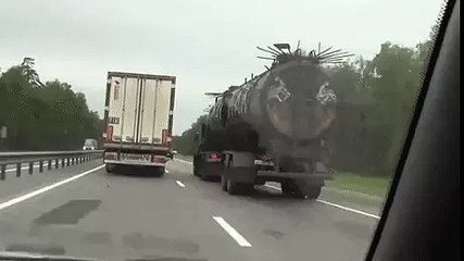 The real life Mad Max Fury Road truck...