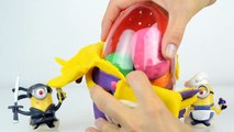 Giant Play doh Minion Egg Minions Despicable Me Surprise Eggs Toys