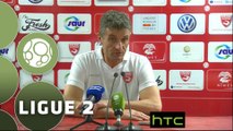 Conférence de presse Nîmes Olympique - FC Metz (2-1) : Bernard BLAQUART (NIMES) - Philippe  HINSCHBERGER (FCM) - 2015/2016