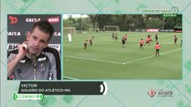 Victor, goleiro do Atlético Mineiro, falou sobre a possível estreia de Robinho