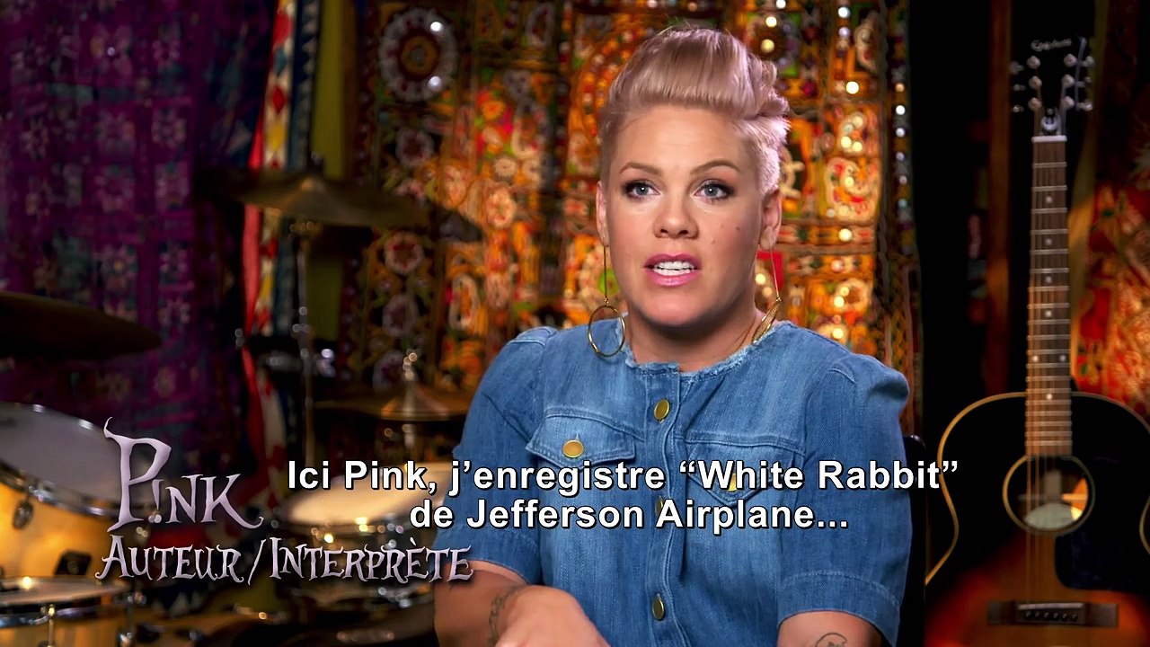 Alice de lAutre Côté du Miroir Making of Musique du film avec P!NK Disney Officiel