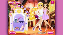 Disney Rapunzel  Blonde VS Brunette - Fun Kids Dress Up Game with Nursery Rhymes