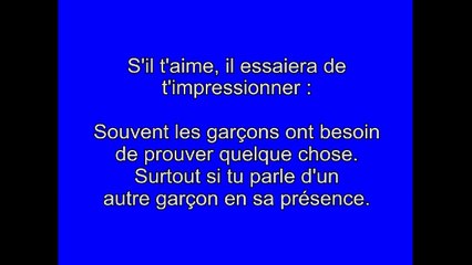 Comment savoir si tu plais à un garçon ?