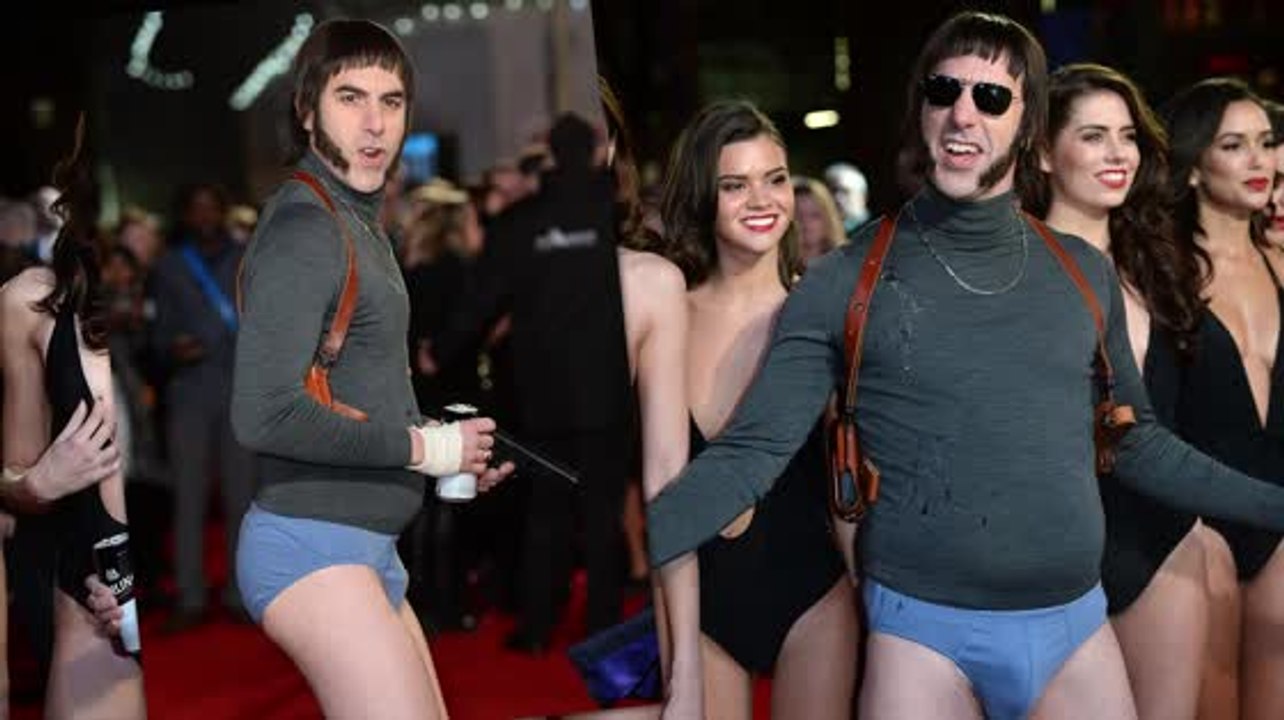 Sacha Baron Cohen Shows Up to 'Grimsby' Premiere Wearing a Speedo