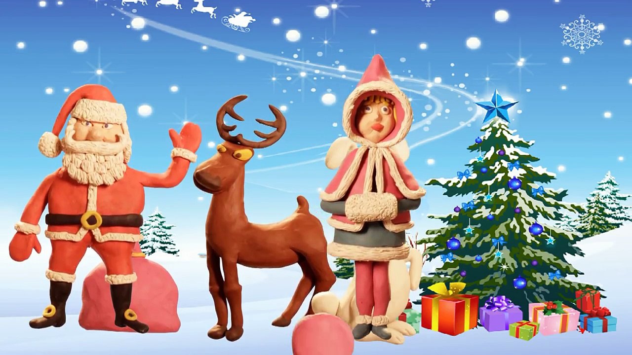 Play-Doh Christmas Finger Family Nursery Rhymes Lyrics
