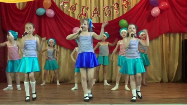 Детские песни! Поёт студия КАНИКУЛЫ! На палубе матросы.