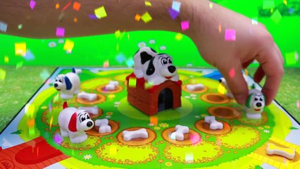 DIGGITY DOG Family Fun Night Board Game Challenge + Surprise Toys Puppy Home Blind Bags