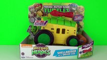 Teenage Mutant Ninja Turtles: Half Shell Heroes Shellraiser Vehicle Playset Toy Review, Playmates