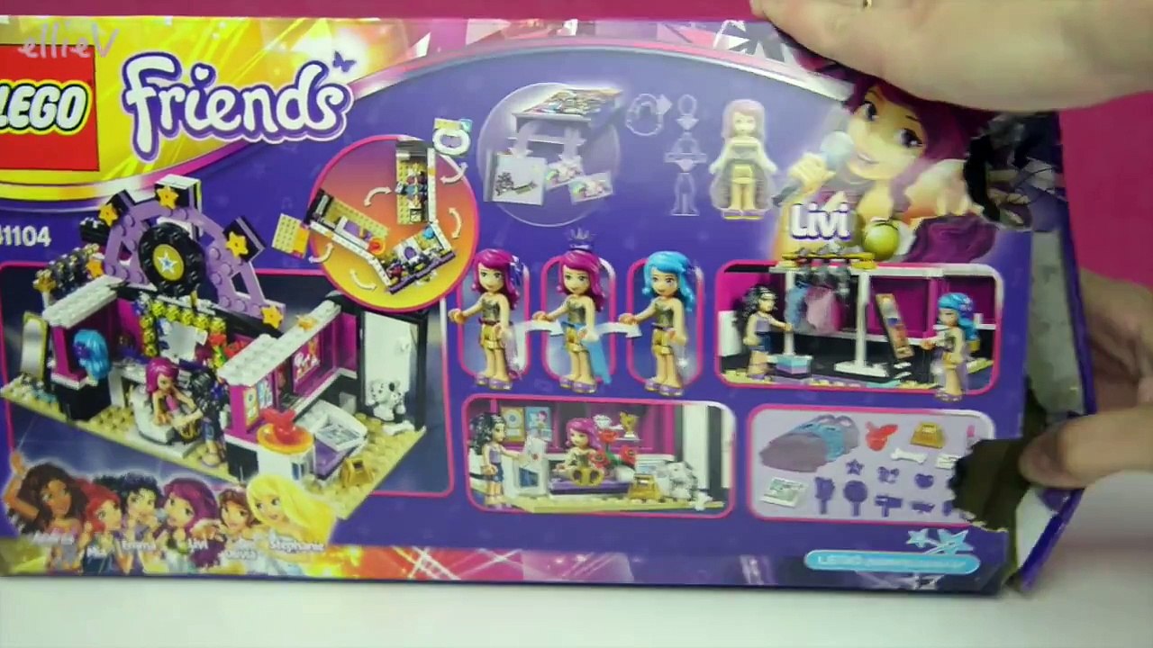 Lego Friends Pop Star Dressing Room Set Unboxing Building Review - Kids Toys