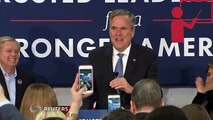 Bush suspends campaign